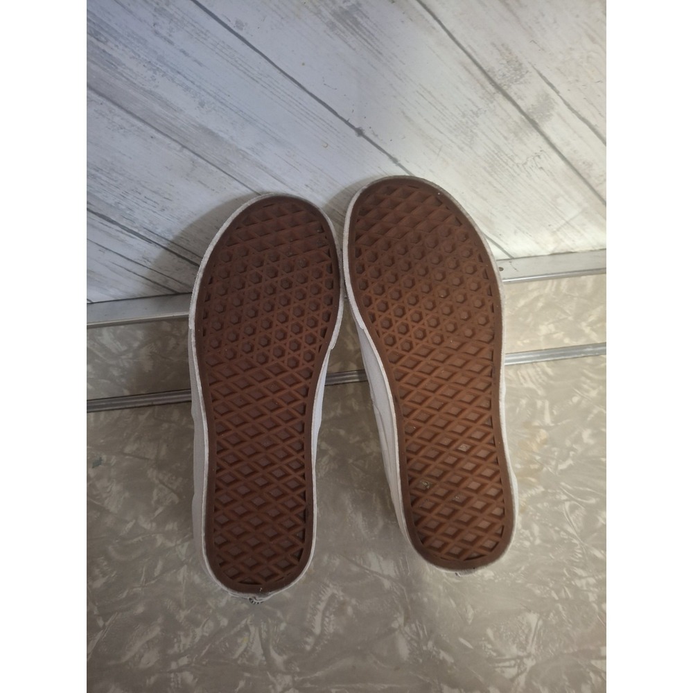 Vans Tonal Checkerboard White Cream VN000UDDU9K Mens Size 4.5 Womens Size 6 NICE - Picture 6 of 8